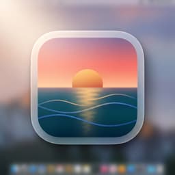 Ocean Waves Sunset icon